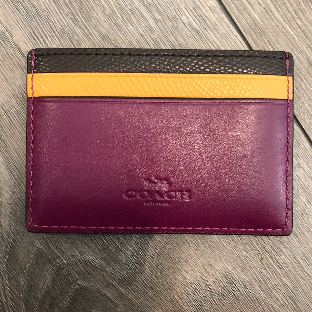 NWT Coach Credit Card Holder